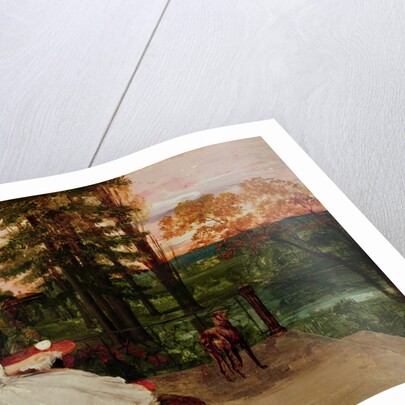 Woman of Frankfurt, 1858 by Gustave Courbet