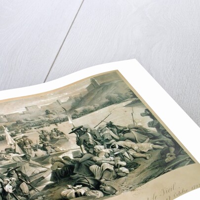 The Vendean Army Crossing the Loire at St. Florent le Vieil, 18th October 1793 by French School