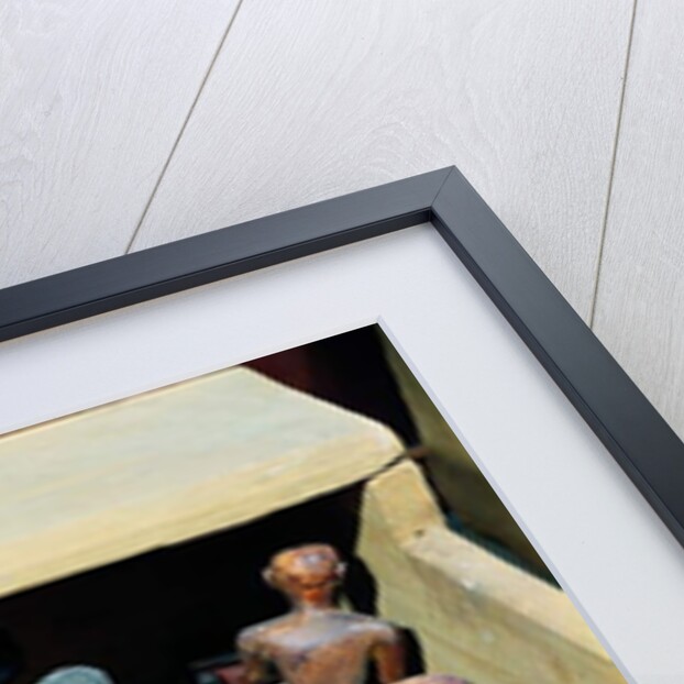 Funerary model of a carpentry workshop by Egyptian 11th Dynasty