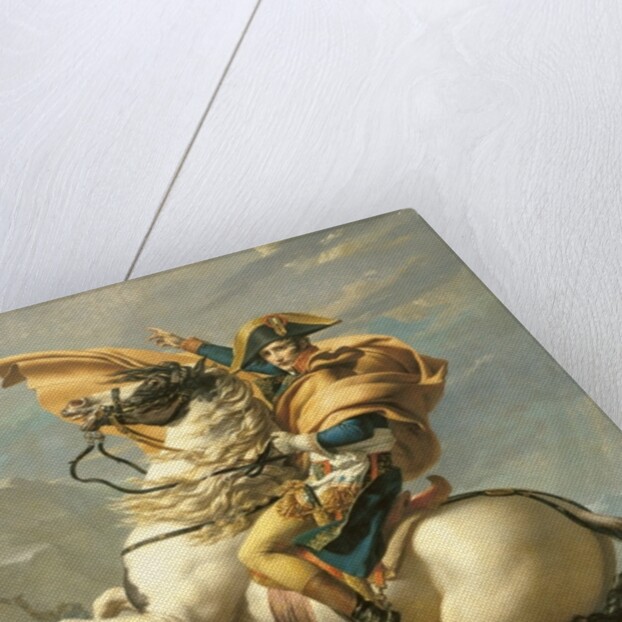 Napoleon Crossing the Alps at the St Bernard Pass, 20th May 1800, c.1800-01 by Jacques Louis David