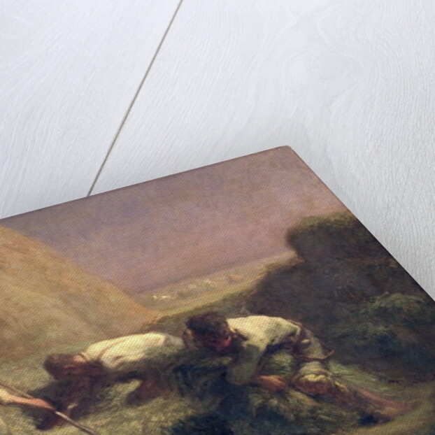 The Hay Trussers, 1850-51 by Jean-Francois Millet