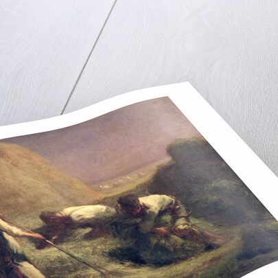 The Hay Trussers, 1850-51 by Jean-Francois Millet