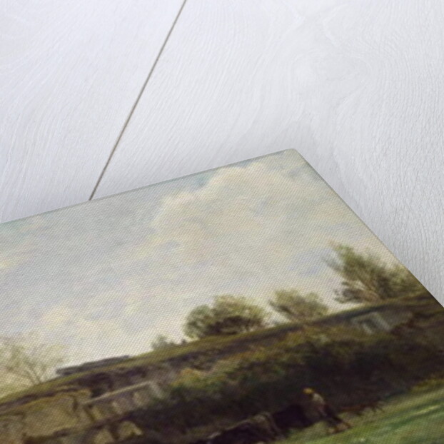 The Lock at Optevoz, 1855 by Charles Francois Daubigny