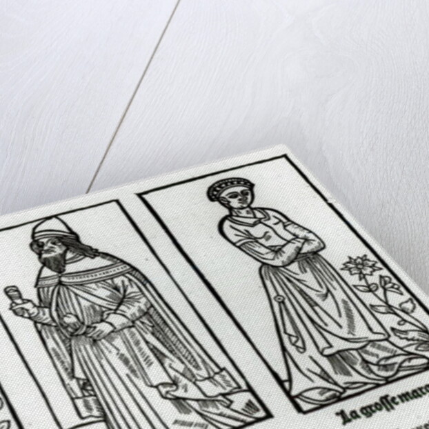 Francois Villon Bishop Thibaud d'Auxigny and Le Grosse Margor by French School