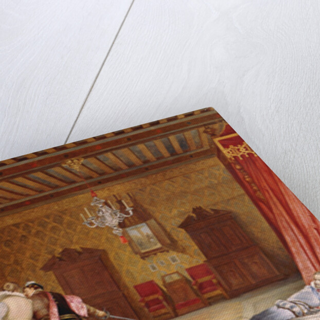 The Assassination of Henri de Lorraine duc de Guise, 1834 by Hippolyte Delaroche