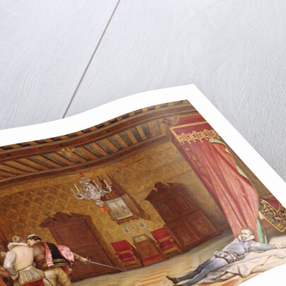 The Assassination of Henri de Lorraine duc de Guise, 1834 by Hippolyte Delaroche