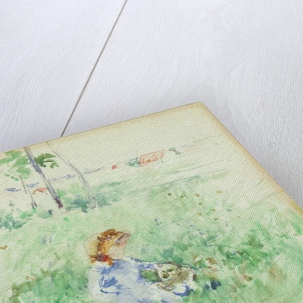 Young Girl Seated on the Lawn, 1882 by Berthe Morisot