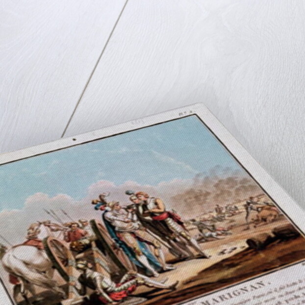 Episode of the Battle of Marignan, 14th September 1515, 1790 by Desfontaines