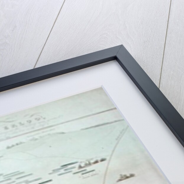 Plan and view of the Battle of Waterloo by English School