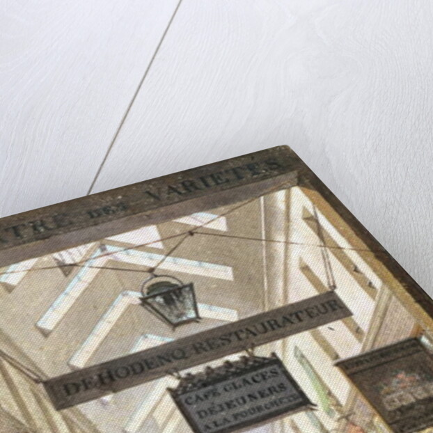 The Passage des Varietes, Paris by French School