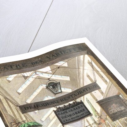 The Passage des Varietes, Paris by French School