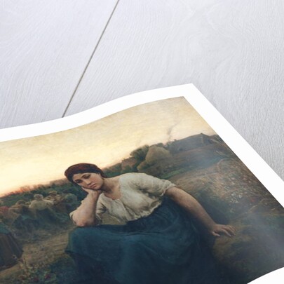 Evening, 1860 by Jules Breton