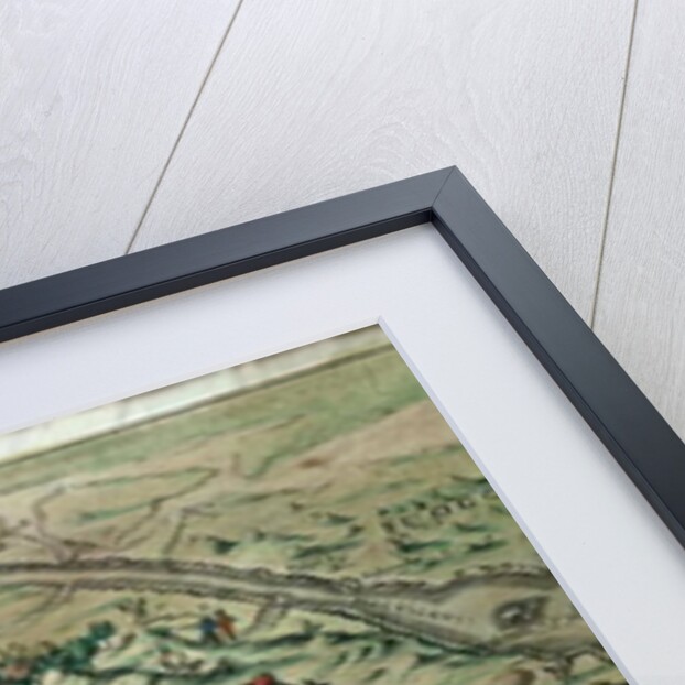 The Flotilla of Admiral Joris van Spilbergen crossing the Magellan Straits by French School