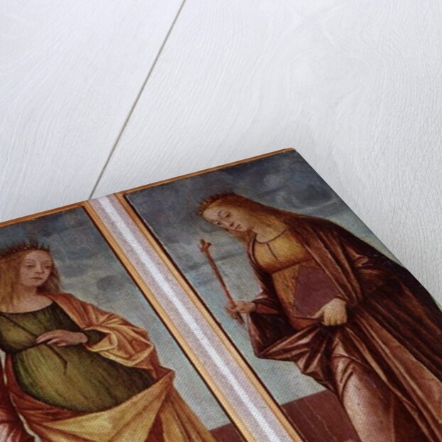 St. Catherine of Alexandria and St. Paraceve or Veneranda by Vittore Carpaccio