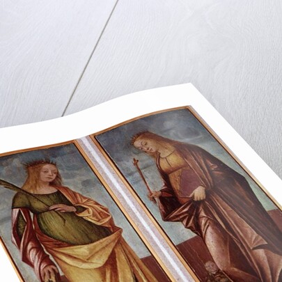 St. Catherine of Alexandria and St. Paraceve or Veneranda by Vittore Carpaccio