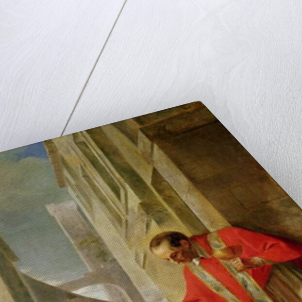 St. Charles Borromeo Administering the Sacrament to a Plague Victim in Milan in 1576 by French School