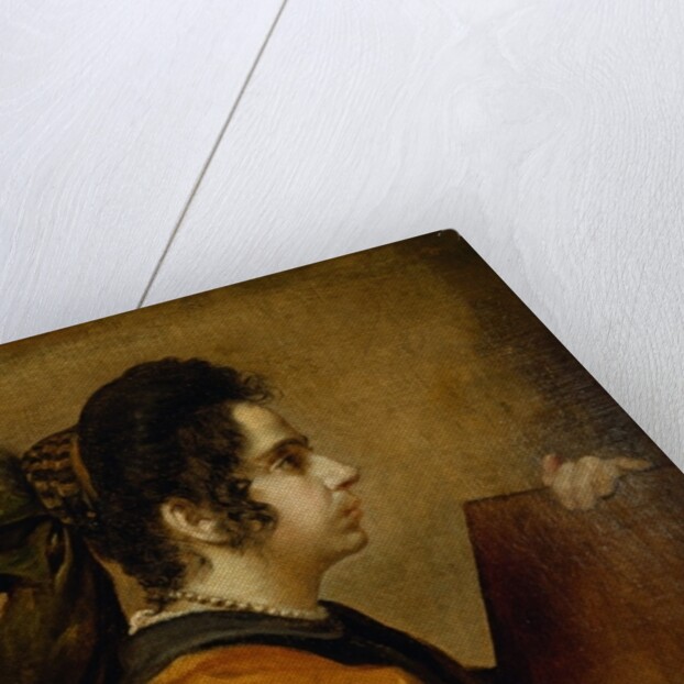 Portrait presumed to be Juana Pacheco as a Sibyl by Diego Rodriguez de Silva y Velazquez