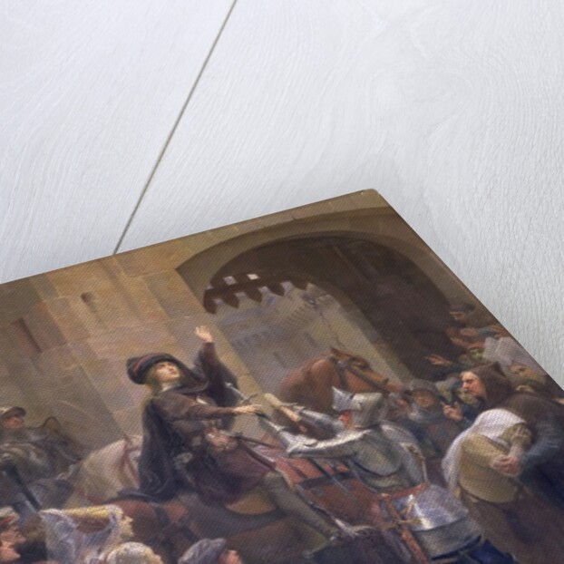 Joan of Arc Leaving Vaucouleurs, 23rd February 1429 by Jean-Jacques Scherrer