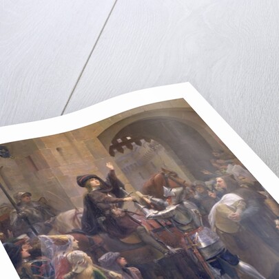 Joan of Arc Leaving Vaucouleurs, 23rd February 1429 by Jean-Jacques Scherrer