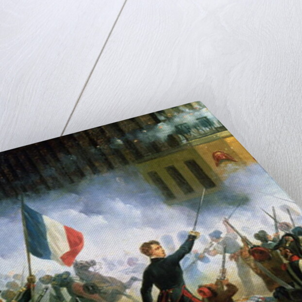 Battle in the Rue de Rohan, 28th July 1830, 1831 by Hippolyte Lecomte