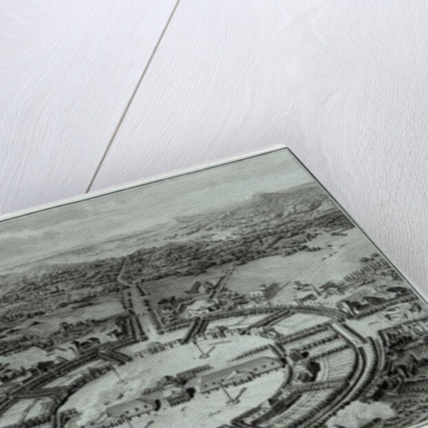 Perspective View of the Town of Chaux, c. 1804 by Claude Nicolas Ledoux