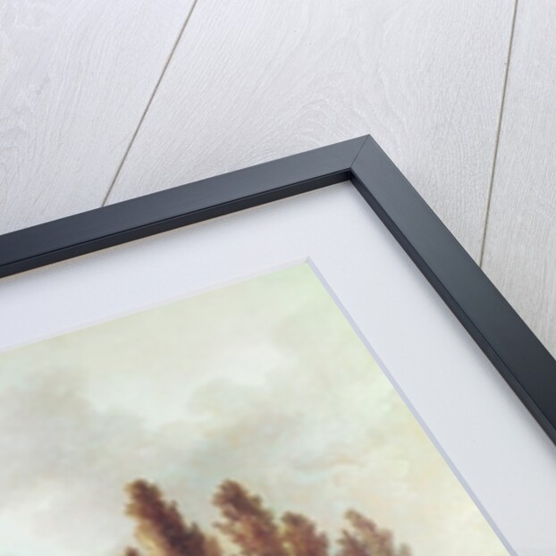 The Park and Chateau at Mereville by Hubert Robert