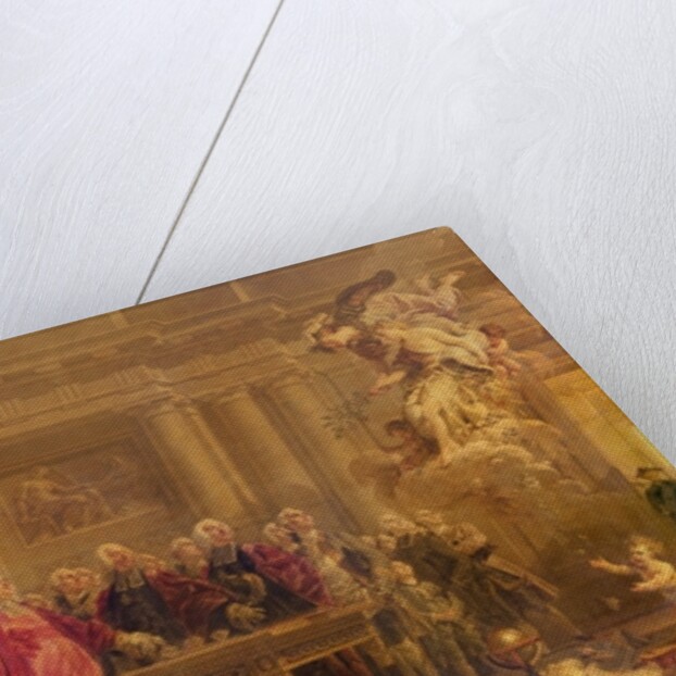 The Magistrates of Paris Receiving News of the Peace, 21st June 1763 by Noel Halle