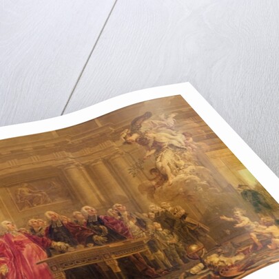 The Magistrates of Paris Receiving News of the Peace, 21st June 1763 by Noel Halle