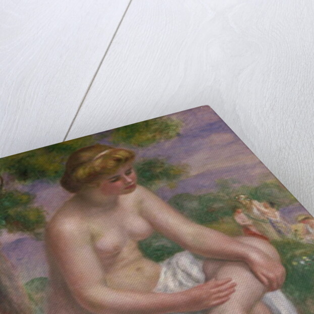Seated Bather in a Landscape or, Eurydice, 1895-1900 by Pierre Auguste Renoir