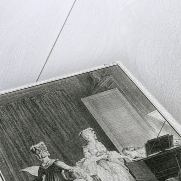 The Harpsichord by Jean Michel the Younger Moreau