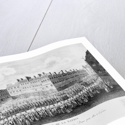 Procession of the Opening of the Estates General by French School