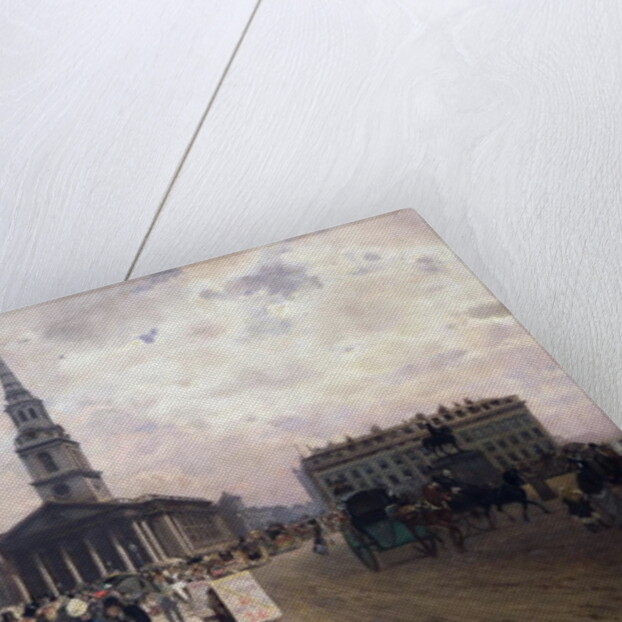 The National Gallery, London, 19th century by Giuseppe or Joseph de Nittis