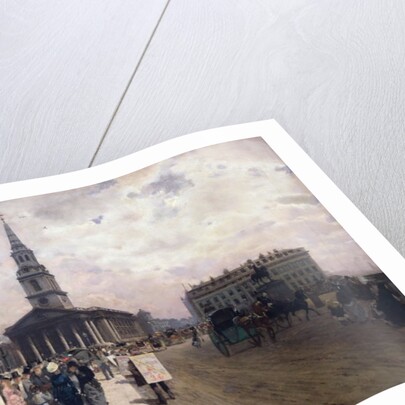 The National Gallery, London, 19th century by Giuseppe or Joseph de Nittis