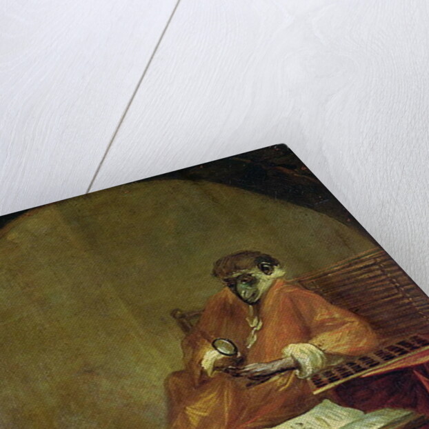The Monkey Antiquarian, 1740 by Jean-Baptiste Simeon Chardin