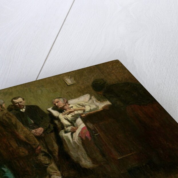 The Labourer and his Children, 1897 by Germain David-Nillet