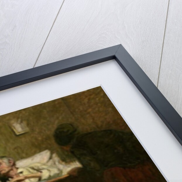 The Labourer and his Children, 1897 by Germain David-Nillet