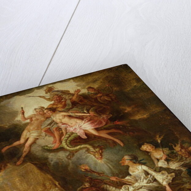 The Arrival at the Sabbath and the Homage to the Devil by Antoine Francois Saint-Aubert