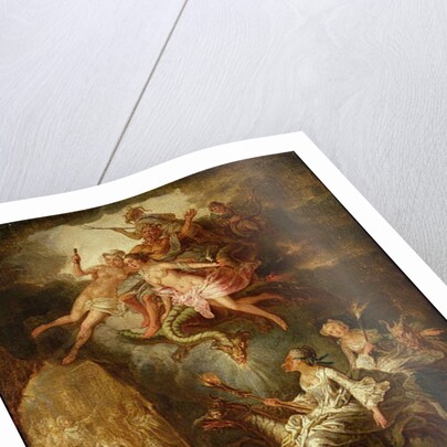 The Arrival at the Sabbath and the Homage to the Devil by Antoine Francois Saint-Aubert