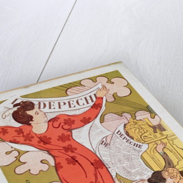 Poster advertising 'La Depeche de Toulouse' newspaper, 1892 by Maurice Denis
