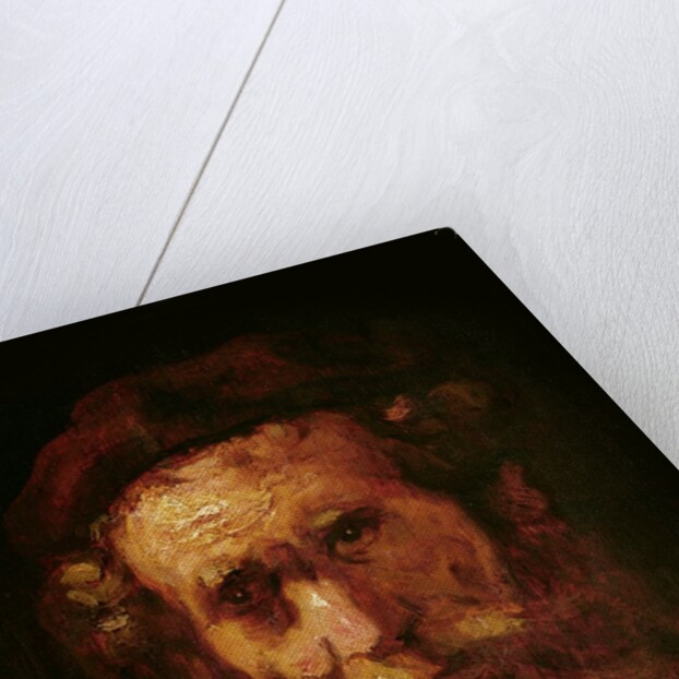 A Rabbi by Rembrandt Harmensz. van Rijn