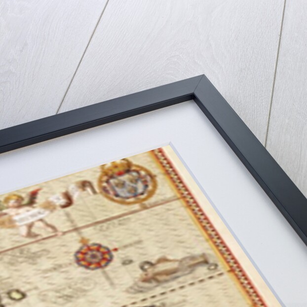 Map of Central and South America by Theodor de Bry