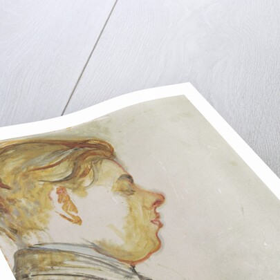 Study for a Portrait of Francis Poulenc 19th July 1920 by Jacques-Emile Blanche