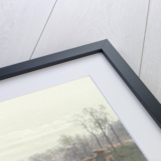 Skaters on the Lake at Bois de Boulogne by Eugene Charles Francois Guerard