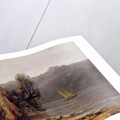 View of Leman Lake, c.1873-77 by Gustave Courbet