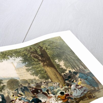 The Tuileries, 1856 by Eugene Charles Francois Guerard