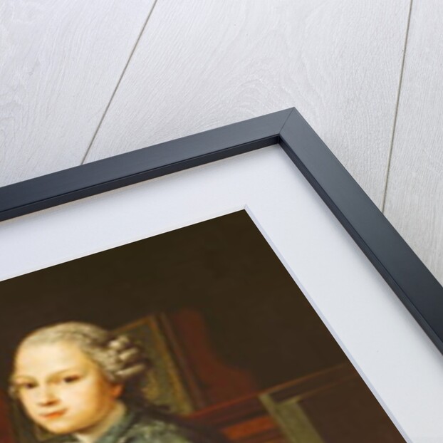 Young Man at the Clavichord, 1767 by French School