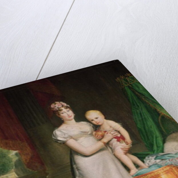 Marie Louise and the King of Rome by Francois Pascal Simon Baron Gerard