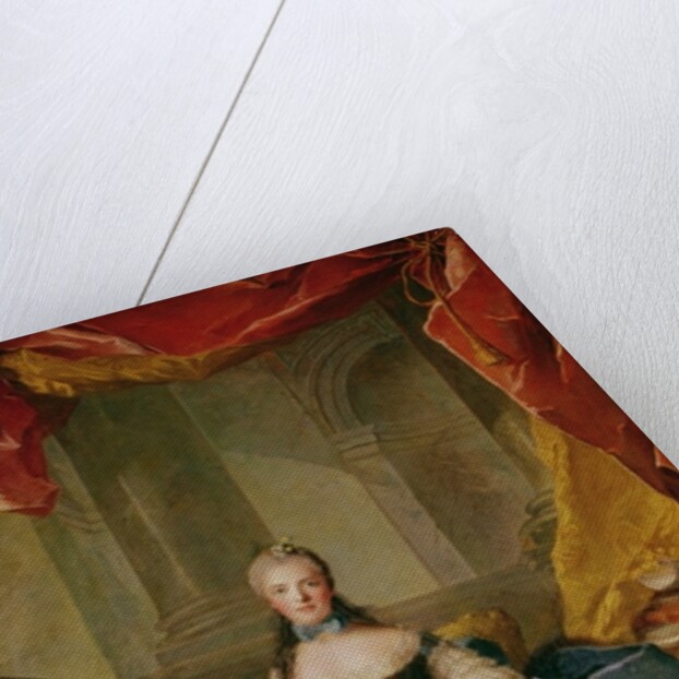 Madame Adelaide de France in Court Dress, 1758 by Jean-Marc Nattier