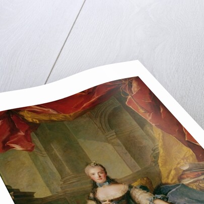 Madame Adelaide de France in Court Dress, 1758 by Jean-Marc Nattier