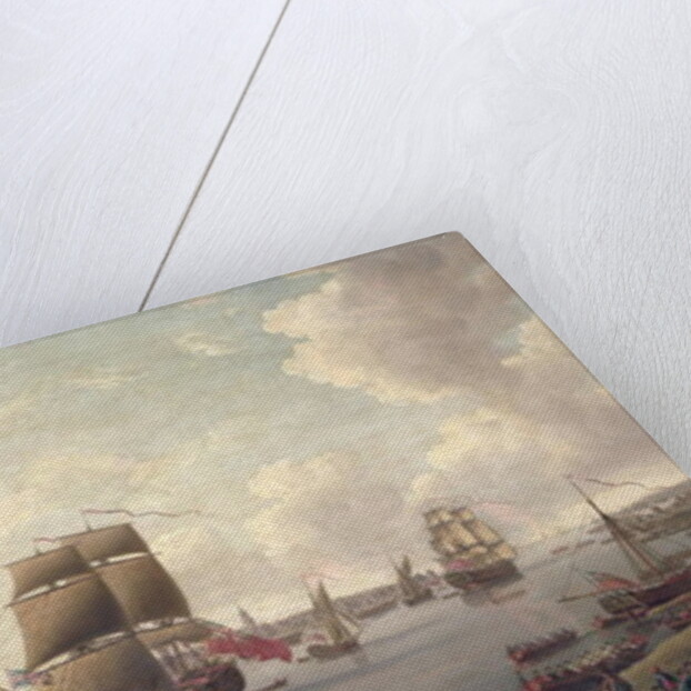 View of the Thames, 1761 by English School